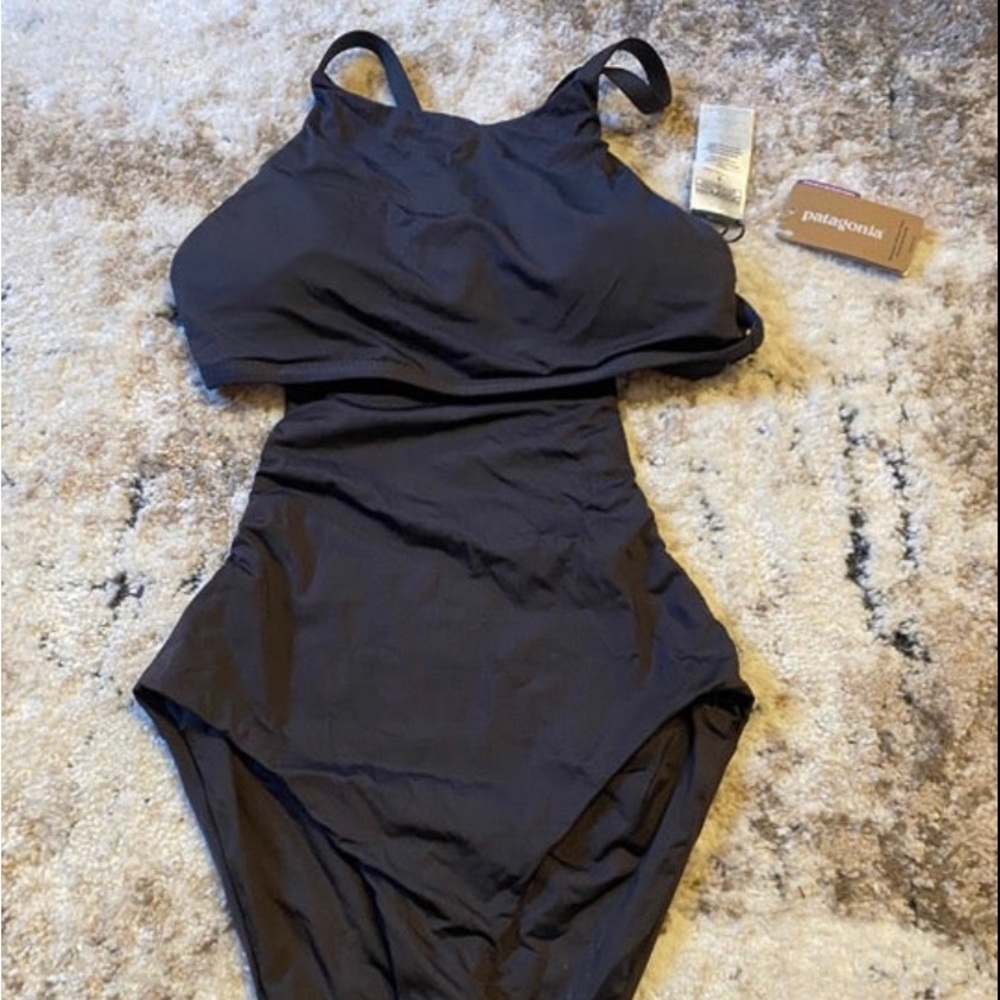 NWT Patagonia Women’s Nireta One-Piece Swimsuit - Black